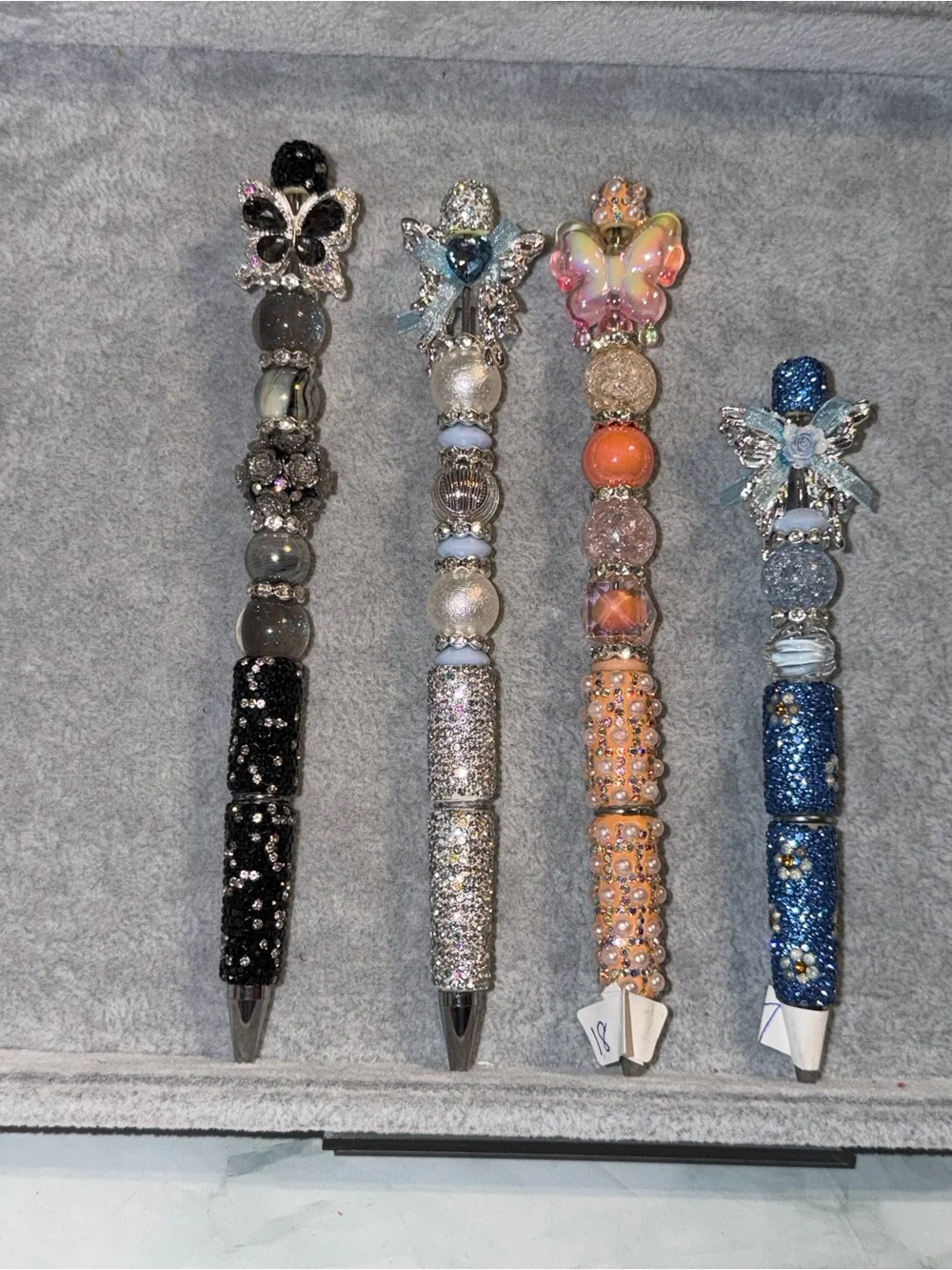 P1358 Handcrafted Beaded Decorative Ballpoint Pen - You choose